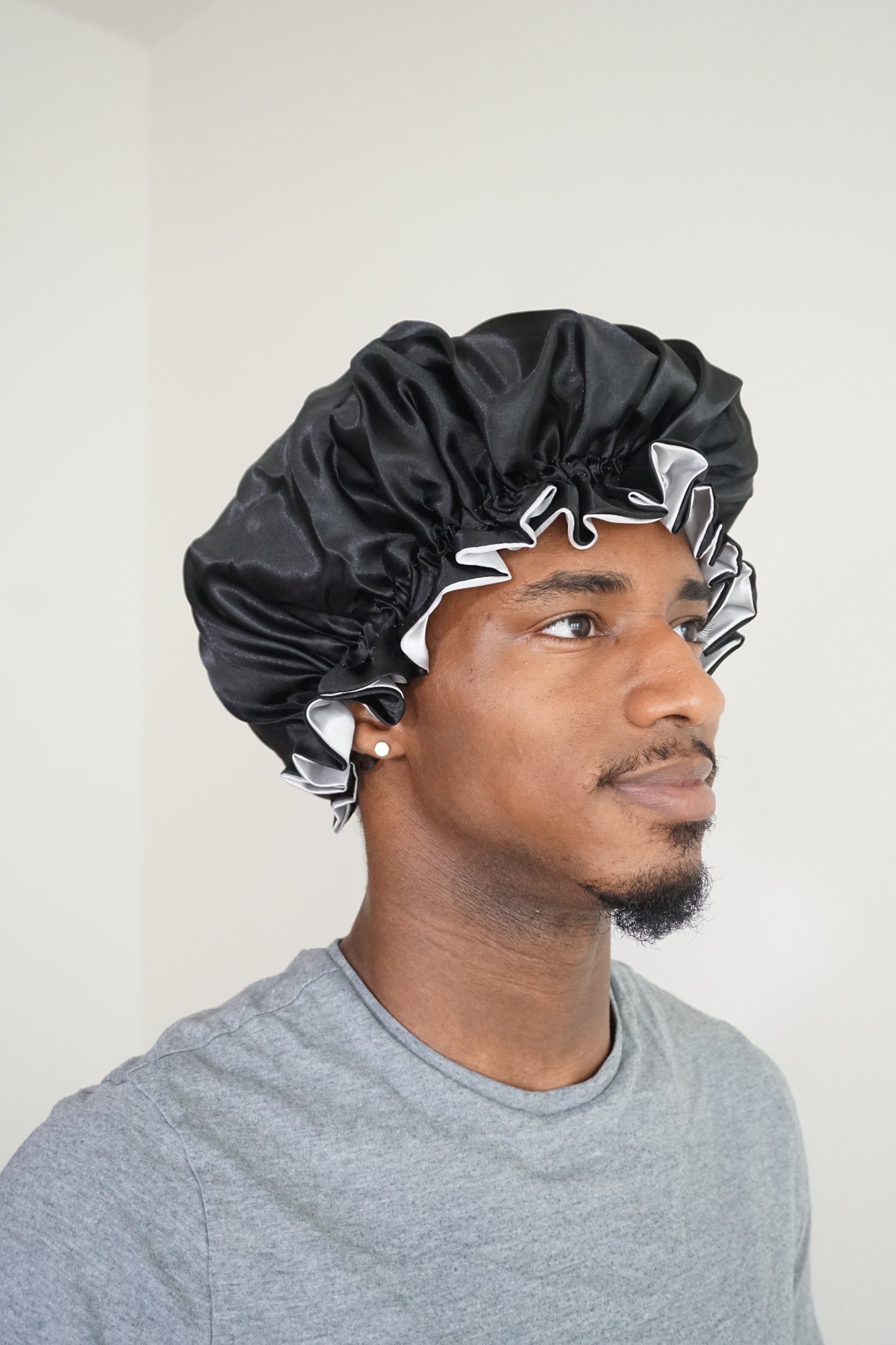 Satin Sleep Afro Bonnet Black Hair Sleep Head Cover For Sleeping